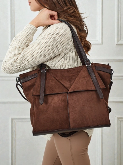 Women's shopper bag eco suede Daville