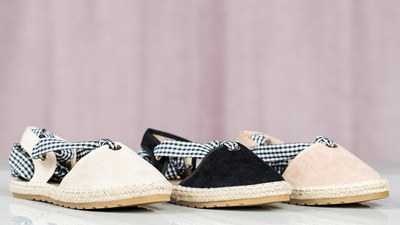 Black espadrilles with open heel Papavero - Footwear