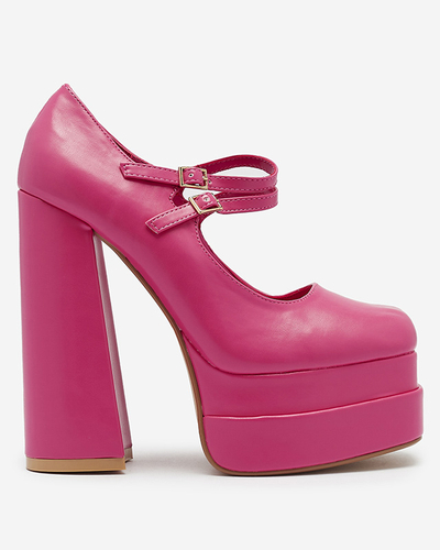 Fuchsia women's high stiletto pumps Edisa - Footwear
