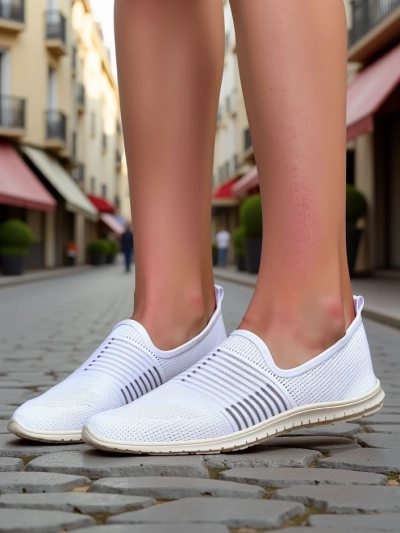 Royalfashion Women's slip-on sports shoes Ollabes