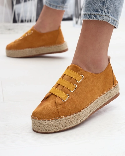 Mustard women's sports sneakers Alener - Footwear