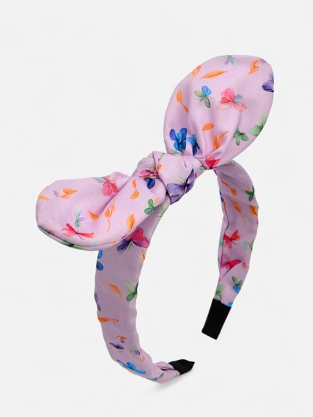 Royalfashion Children's Headband with Bow and Print