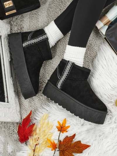 Short women's snow boots Althea