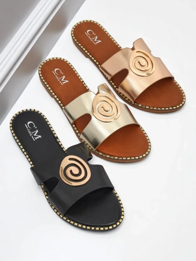 Royalfashion Women's flat sole slippers Glam Bliss