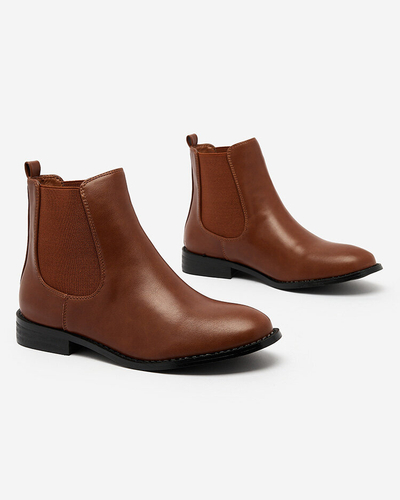 Royalfashion Черные женские сапоги а'ля штиблеты с украшениями Ederte