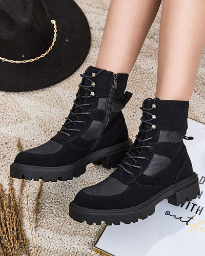 Royalfashion Women's Hovienta lace-up boots