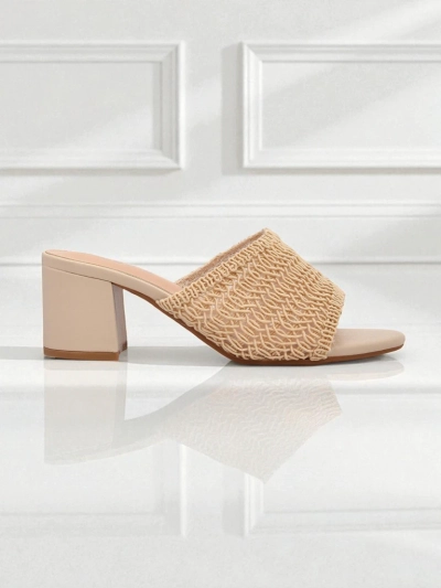 Royalfashion Women's Heeled Mules Sole Bloom