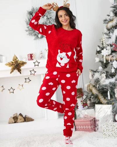 Женские пижамы Royalfashion с котенком