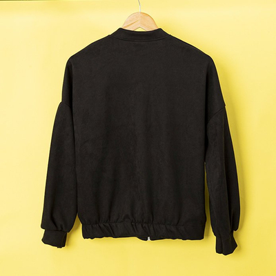 Black suede jacket for women - Clothing