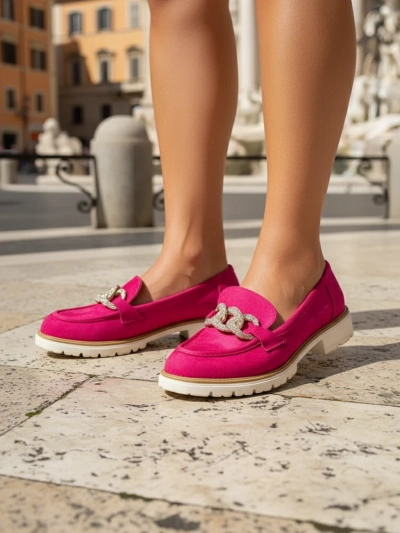 Royalfashion Elegant women's moccasins Bornello