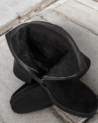 Royalfashion Women's ankle boots on a post Boron