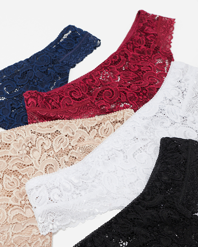 Lace women's thong panties set 5 / pack - Underwear