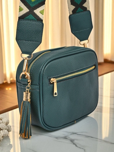 Royalfashion Small Women's Eco-Leather Handbag with Colorful Strap Kovi Lace