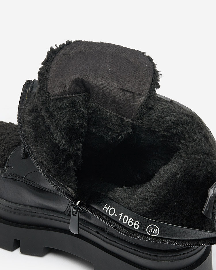 Royalfashion Women's boots with sheepskin Faeltone