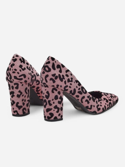 Royalfashion Women's leopard print pumps Leoart