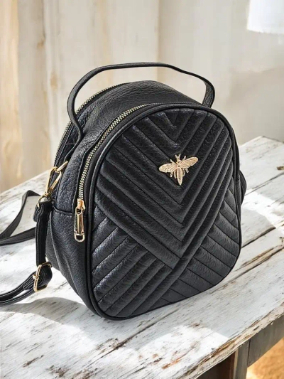 Royalfashion Small women's eco-leather backpack