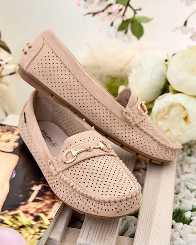 Royalfashion Женские ажурные мокасины Mill