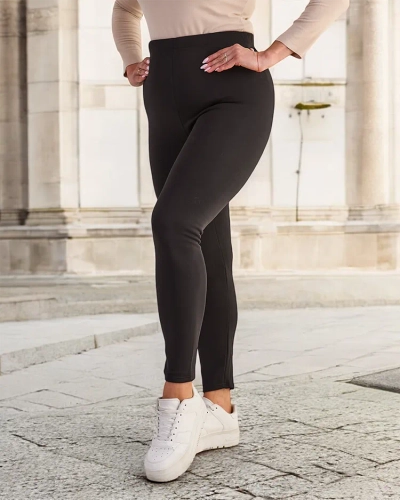 Royalfashion Женские утепленные брюки-треггинсы PLUS SIZE