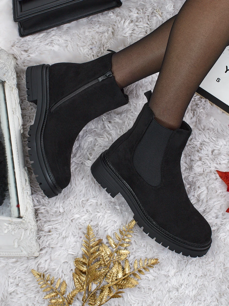 Boots da dòna a'la sztyblety de eco-scimisc Zarelle