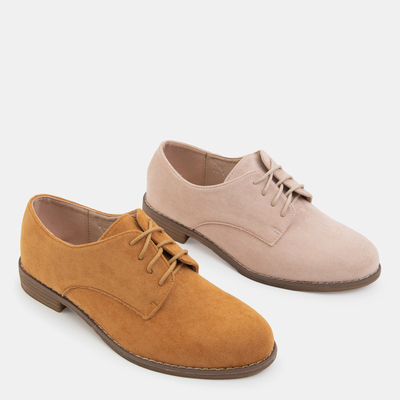 Пудровые женские полуботинки Bluzzi