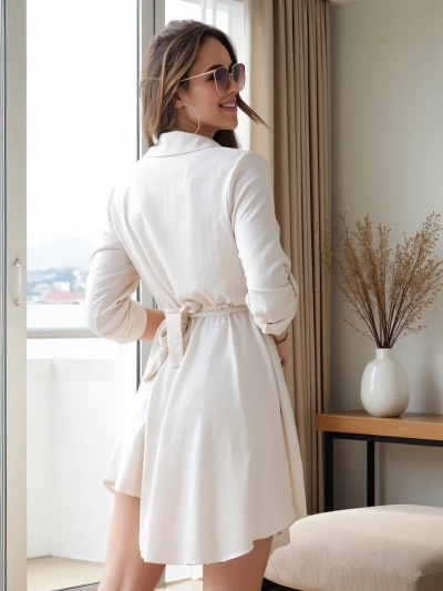 Royalfashion Elegant women’s knee-length dress