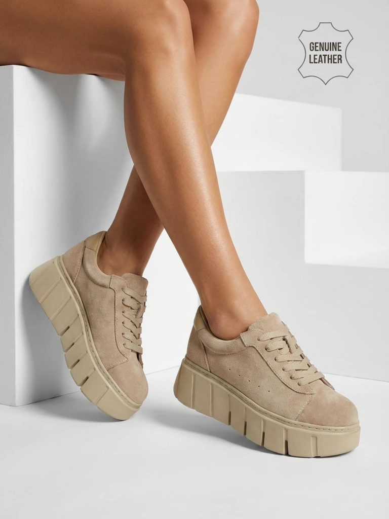 Eller Women's Sports Sneakers Made of Natural Leather