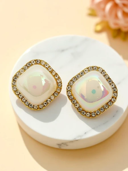 Royalfashion Женские серьги-клипсы с жемчугом Aurelia Perla