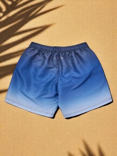 Royalfashion Мужские спортивные шорты омбре с защитной сеткой