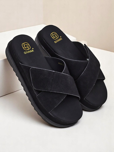 Royal Fashion Women's flat sandals Evre