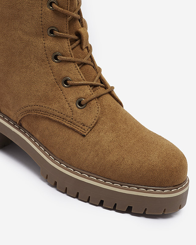 Brūni sieviešu trappera zābaki Priviea - Apavi