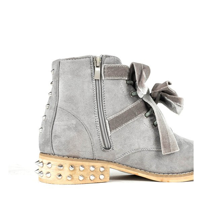 Gray Millerro studded bags - Shoes 1
