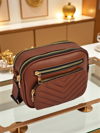 Small Women's Eco-Leather Bag Lunar Elegance