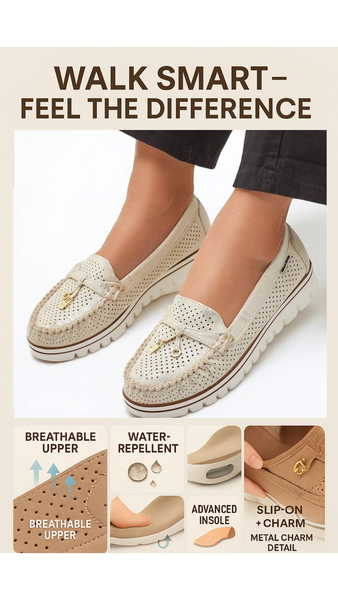 Royalfashion Women's perforated moccasins Elissas