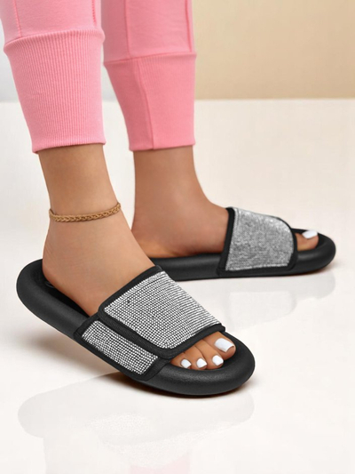 Royalfashion Inaj klapki sur plata plando Sparkle Step