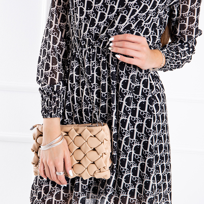Patterned high neck dress - Clothing