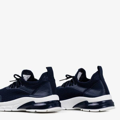 OUTLET Granatowe sportowe buty damskie Baymela - Obuwie