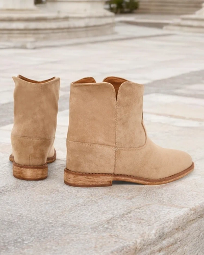 Ботинки Royalfashion в стиле ковбоя на покрытой клиноподъемной подошве Blueston