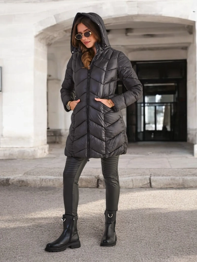 Royalfashion sieviešu stiepjamā ziemas jaka