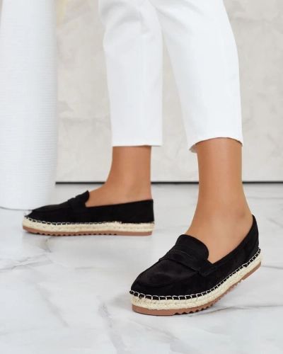 Royalfashion Sieviešu zamšādas mokasīni eko Monum