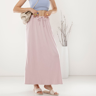 Pink maxi skirt for women - Clothing