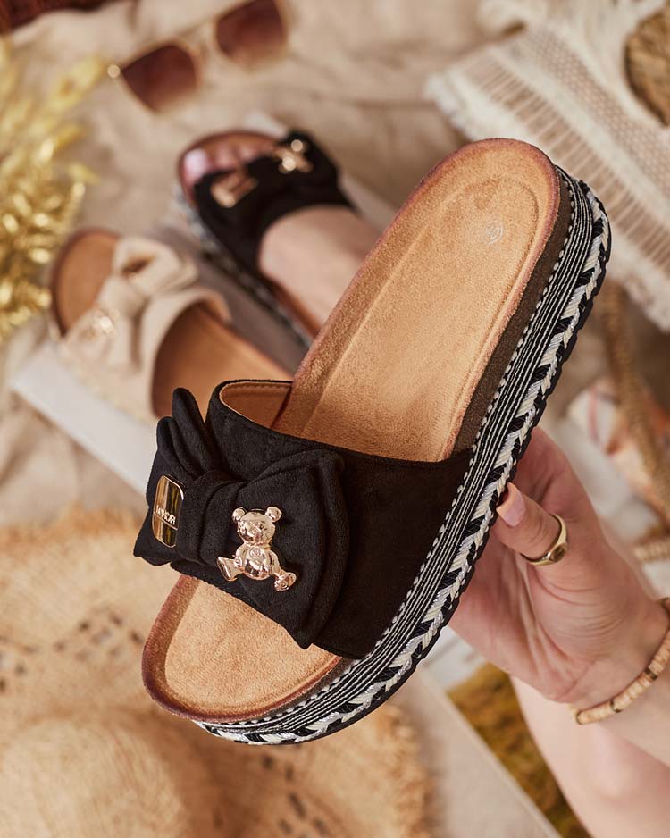 Royalfashion Women's Votsana flat sole flip-flops