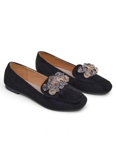 Royalfashion Women's moccasins with beads Zimiles