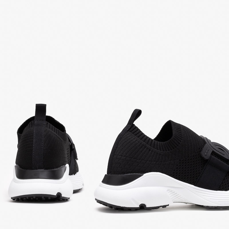 Melni sieviešu slip-on trenažieri Neristo - Apavi