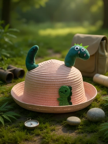 Royalfashion bērnu cepure Dino vasaras cepure