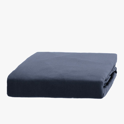 Cotton gray sheet with an elastic band 180x200 - Sheets