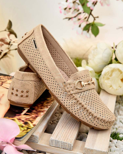 Royalfashion Women's openwork moccasins Mill