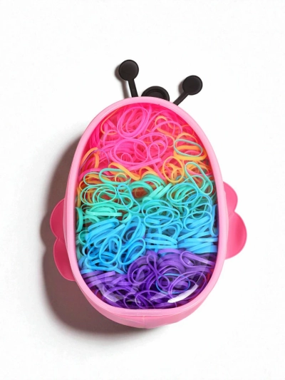 Royalfashion Wielokolorowe gumeczki silikonowe Pszczółka