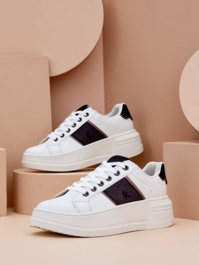 Royalfashion Women's platform sports sneakers Gevin