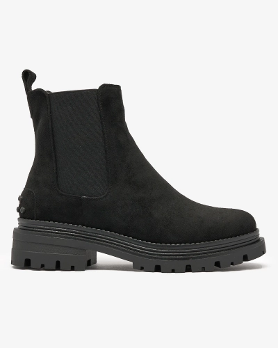 Royalfashion Черные женские утепленные ботинки Comfy Walk