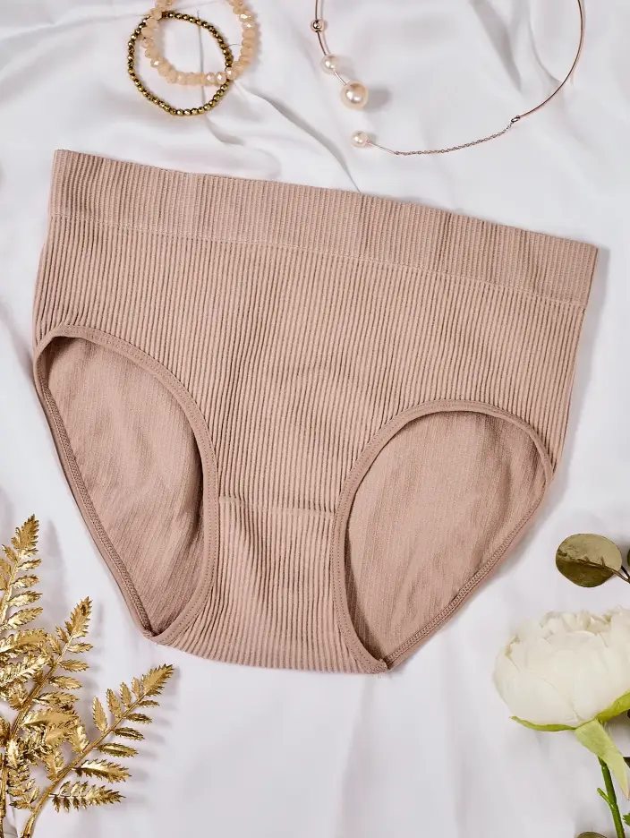 Royalfashion Women's ribbed briefs PLUS SIZE